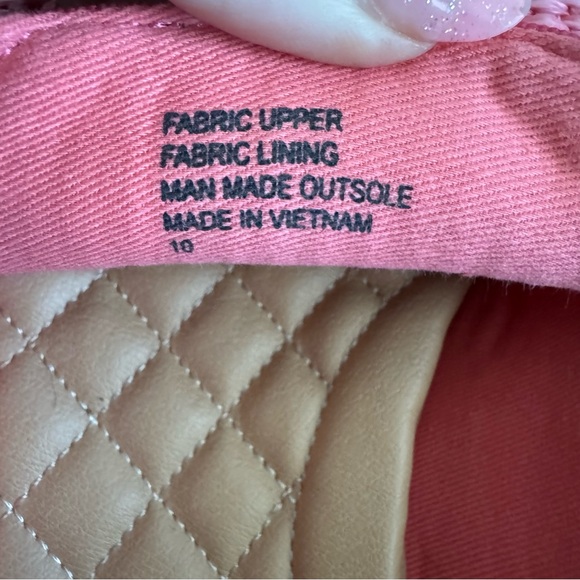 Birdies The Starling Flats in Lipstick Raffia Size 10 - Picture 9 of 13